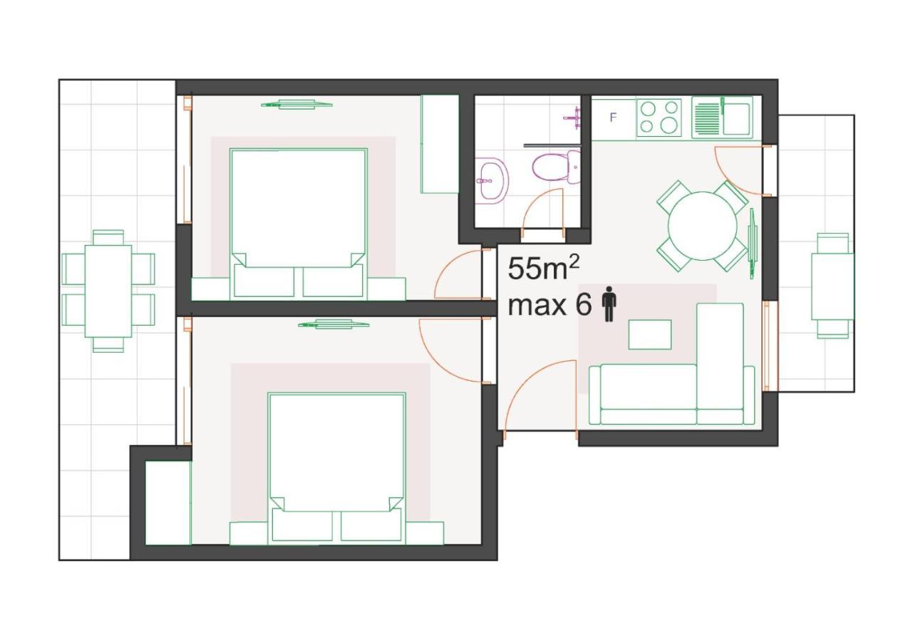 Mago Apartments Nea Kallikrateia Zewnętrze zdjęcie